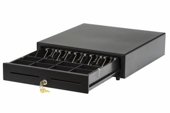 Денежный ящик АТОЛ CD-410-B черный, 410*415*100, 24V Денежный ящик АТОЛ CD-410-B черный, 410*415*100, 24V